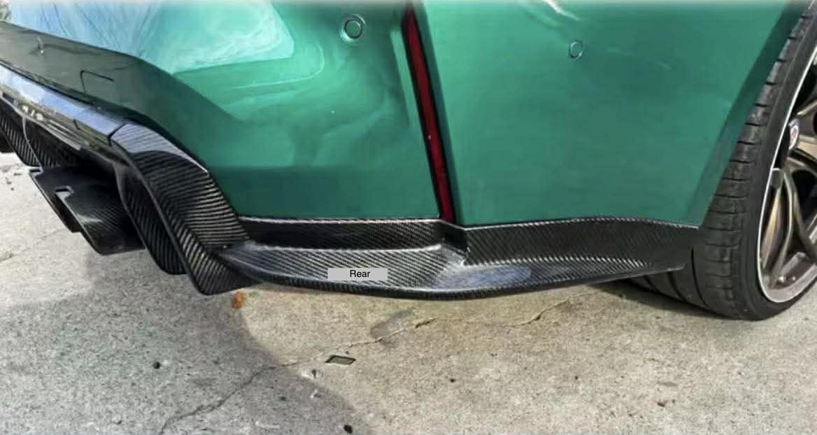 BMW M3 G80 Sedan - OE Style Rear Bumper Side Spats